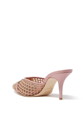 Missy Mesh and Crystal Brooch Mules